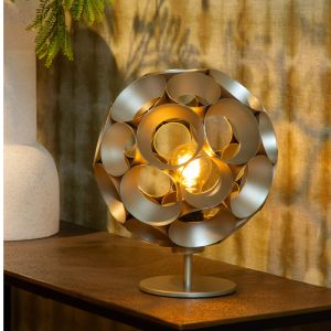 Guld bordslampa modern, Hannelore