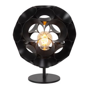 Svart bordslampa modern, Hannelore