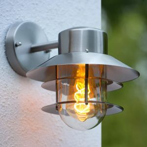 Krom utelampa modern, Zico, IP44