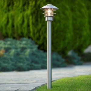 Krom lyktstolpe modern, Zico, IP44