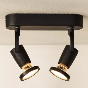 Svart spotlight tak modern, Jaster