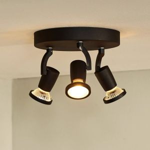 Svart spotlight tak modern, Jaster