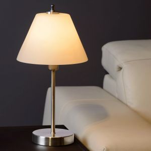 Krom bordslampa klassisk, Touch, med beröringsdimmer