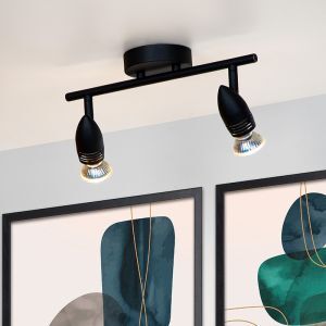 Svart spotlight tak modern, Caro