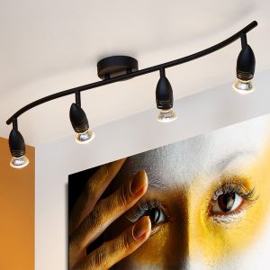 Svart spotlight tak modern, Caro