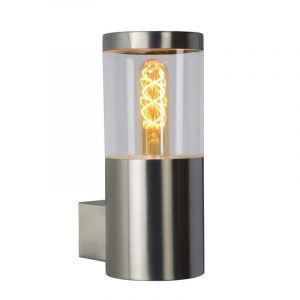 Krom utelampa modern, Fedor, IP44