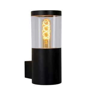 Svart utelampa modern, Fedor, IP44