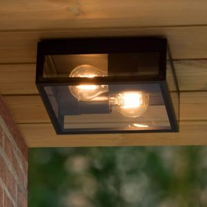 Svart plafond modern, Dukan, IP65