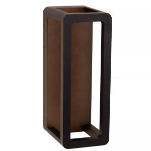 Svart utelampa modern, Narvik, 9,2W, 3000K LED, IP65