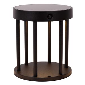 Svart solcell bordslampa utomhus modern, Jackson, 2W, 2700K LED, IP54