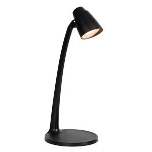 Svart skrivbordslampa klassisk, Ludo, 4,5W, 3000K LED, med brytare