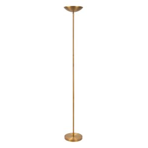 Mässing läslampa golv modern, Zenith, 20W, 3000K LED, med beröringsdimmer