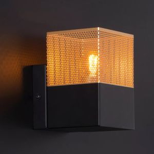 Guld vägglampa modern, Renate