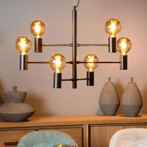 Svart fönsterlampa modern, Leanne