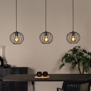 Svart fönsterlampa klassisk, Danza