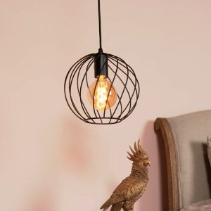 Svart fönsterlampa klassisk, Danza
