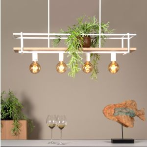 Vit fönsterlampa modern, Milonga