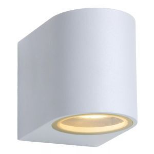 Vit utelampa modern, Zora, IP44