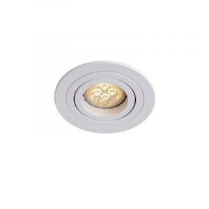 Vit infälld spotlight modern, Tube