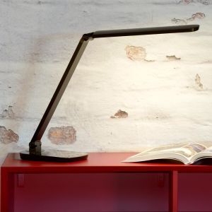 Svart skrivbordslampa modern, Vario, 8W, 2700K LED