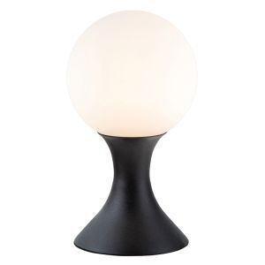 Svart bordslampa modern, Moya, med brytare