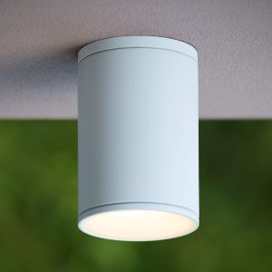 Vit utelampa modern, Tubix, IP54