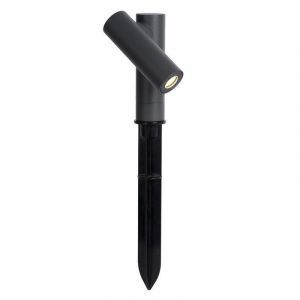 Antracit trädgårdsspotlight modern, Tatum, 4,5W, 3000K LED, IP65