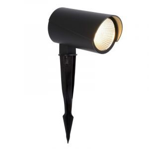 Antracit trädgårdsspotlight modern, Manal, 12W, 3000K LED, IP65