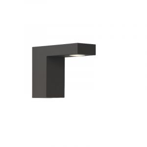 Antracit utelampa modern, Texas, 6W, 3000K LED, IP54