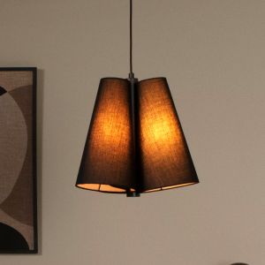 Svart fönsterlampa tyg, Gregory