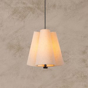Beige fönsterlampa tyg, Gregory