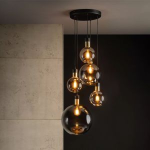 Grå fönsterlampa vintage, Julius