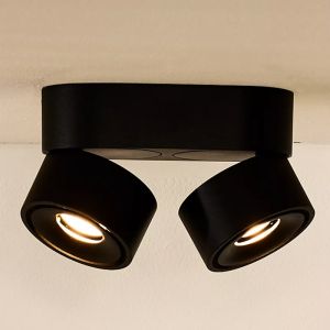 Svart spotlight tak modern, Yumiko, 8W, 2700K LED