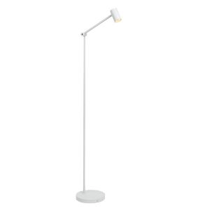 Vit uppladdningsbar golvlampa modern, Tipik, 3W, 2700K LED, med beröringsdimmer