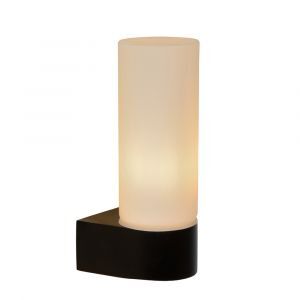 Svart vägglampa klassisk, Jesse, IP44
