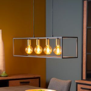 Guld fönsterlampa modern, Ruben