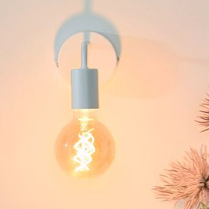 Vit vägglampa modern, Scott