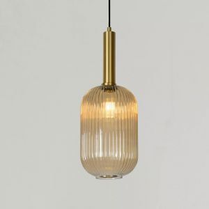 Bärnstensfärgad fönsterlampa retro, Maloto