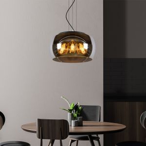 Grå fönsterlampa modern, Olivia