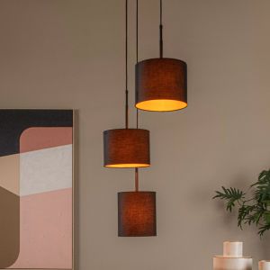 Svart fönsterlampa rustik, Maya
