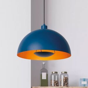 Blå fönsterlampa modern, Siemon
