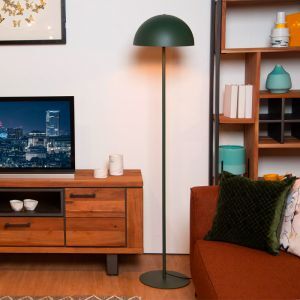 Grön golvlampa modern, Siemon, med brytare