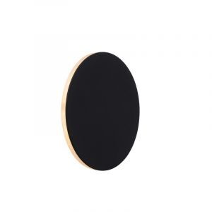 Svart vägglampa modern, Eklyps led, 6W, 3000K LED