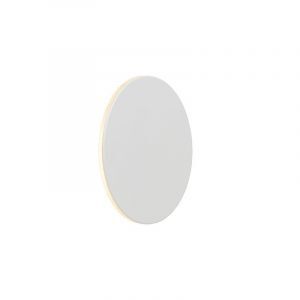 Vit vägglampa modern, Eklyps, 6W, 3000K LED