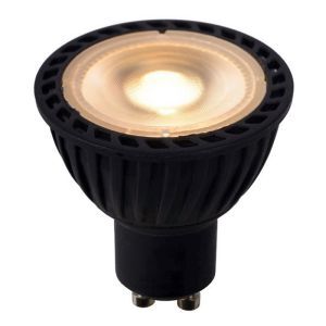 Svart GU10 LED lampa, 5 Watt, Dimbar