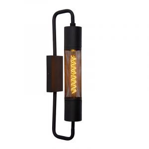 Svart vägglampa modern, Calixt