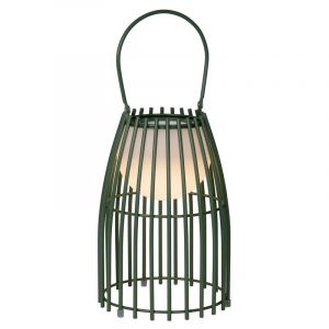 Grön bordslampa utomhus retro, Fjara, 0,3W, 2700K LED, IP44, med beröringsdimmer