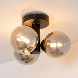 Svart taklampa badrum modern, Trudy, IP44