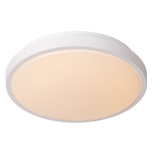 Vit taklampa badrum modern, Dasher, 12W, 2700K LED, IP44