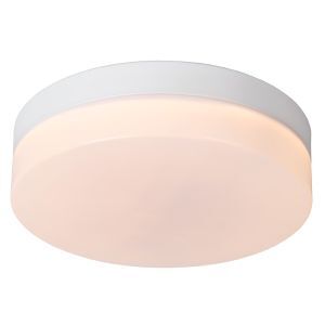 Vit taklampa badrum plast, Biskit, 12W, 2700K LED, IP44